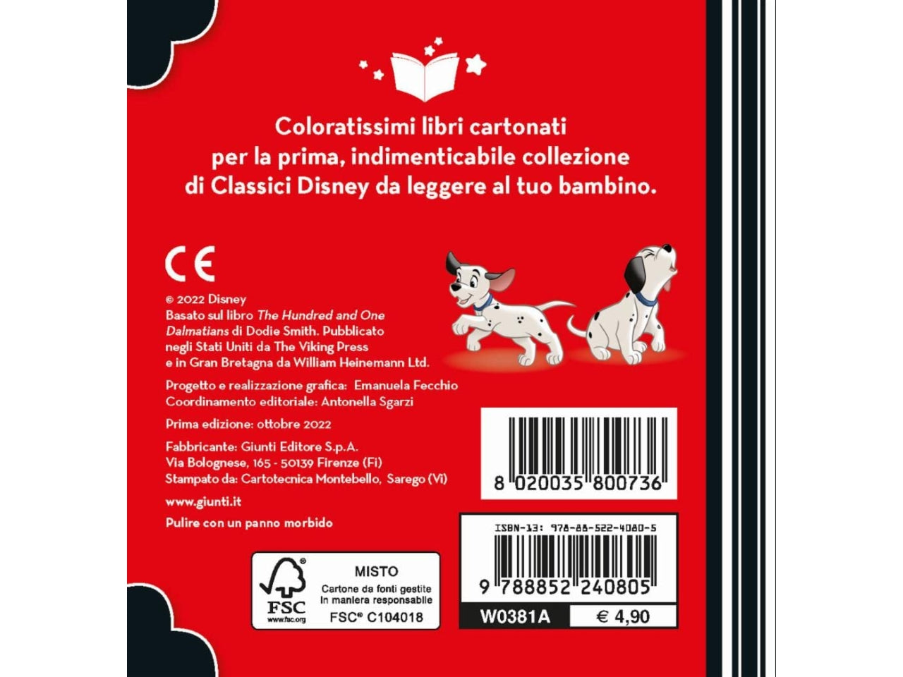 Libro walt disney librottini la carica dei 101