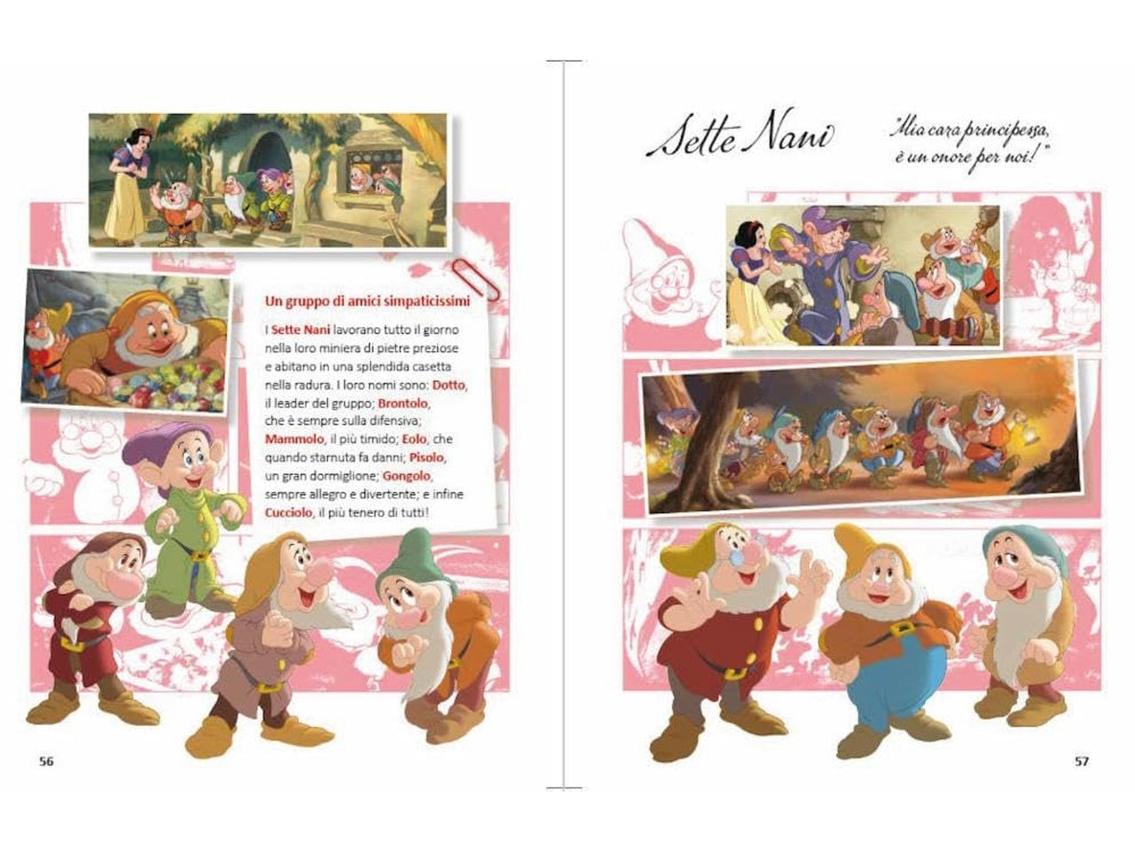 Libro walt disney graphic novel d100 biancaneve storia a fumetti d100