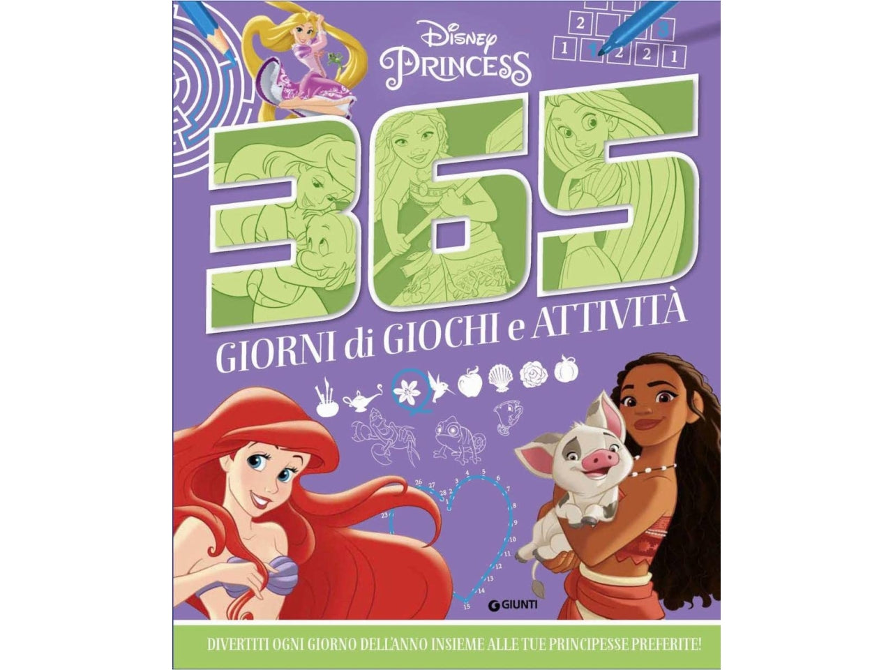 Libro walt disney superattivi 365 giorni di giochi e attivita'
