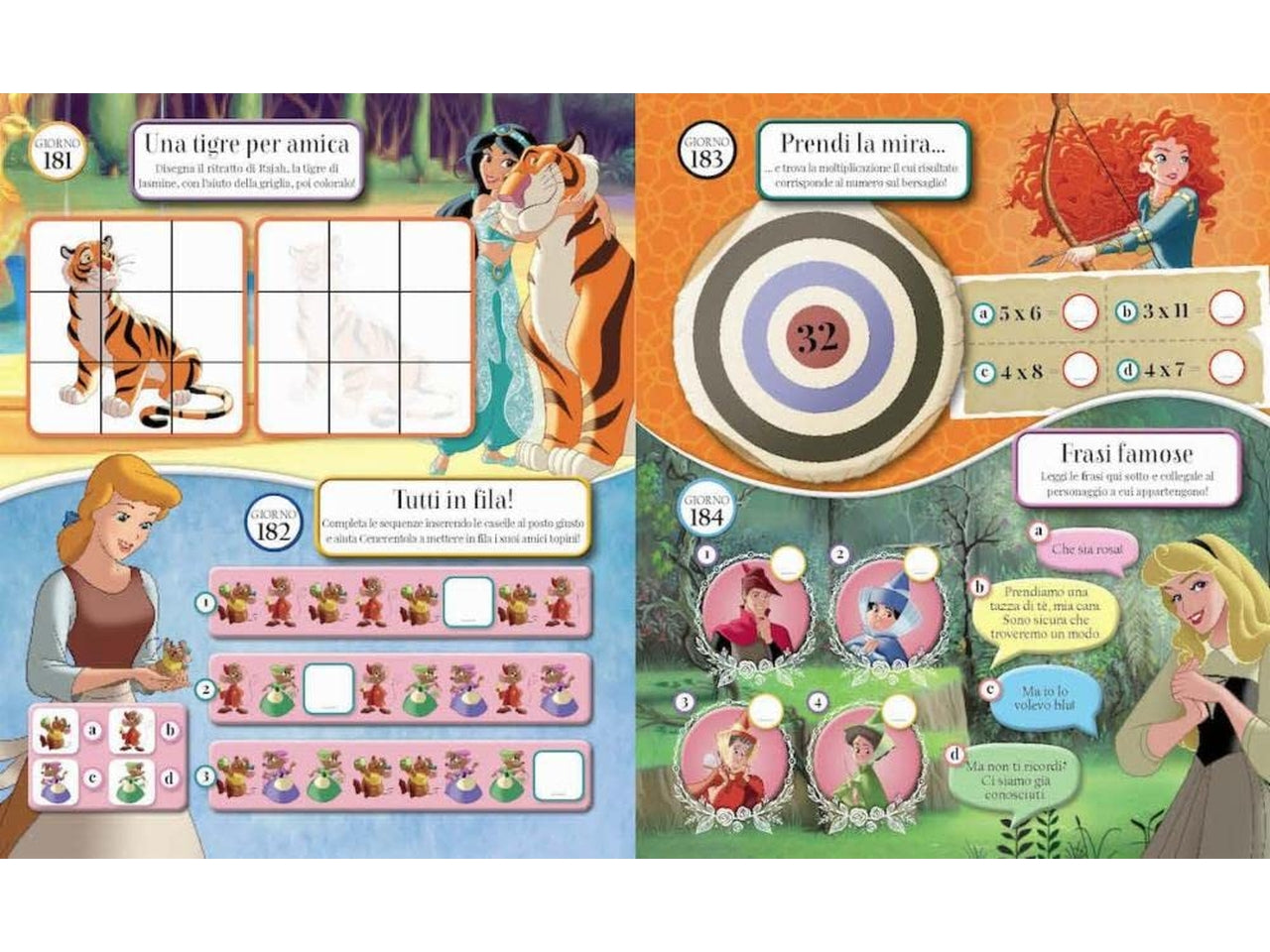 Libro walt disney superattivi 365 giorni di giochi e attivita'