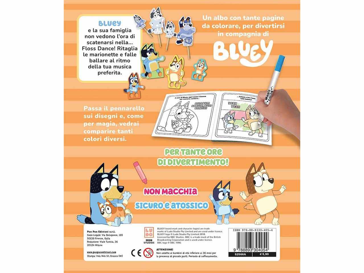 Albo magico bluey avventure in famiglia