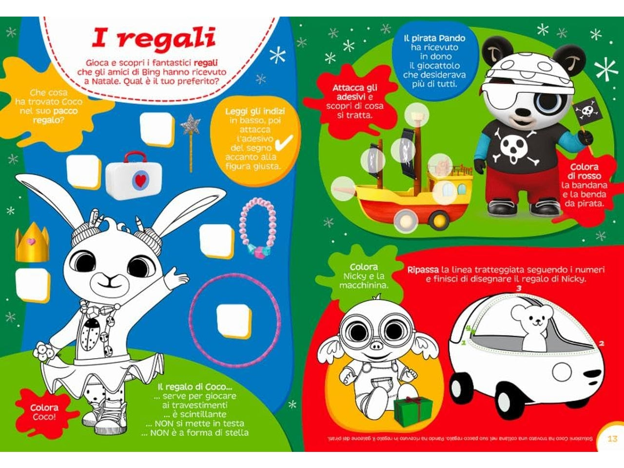 Libro bing activity + gadget natale