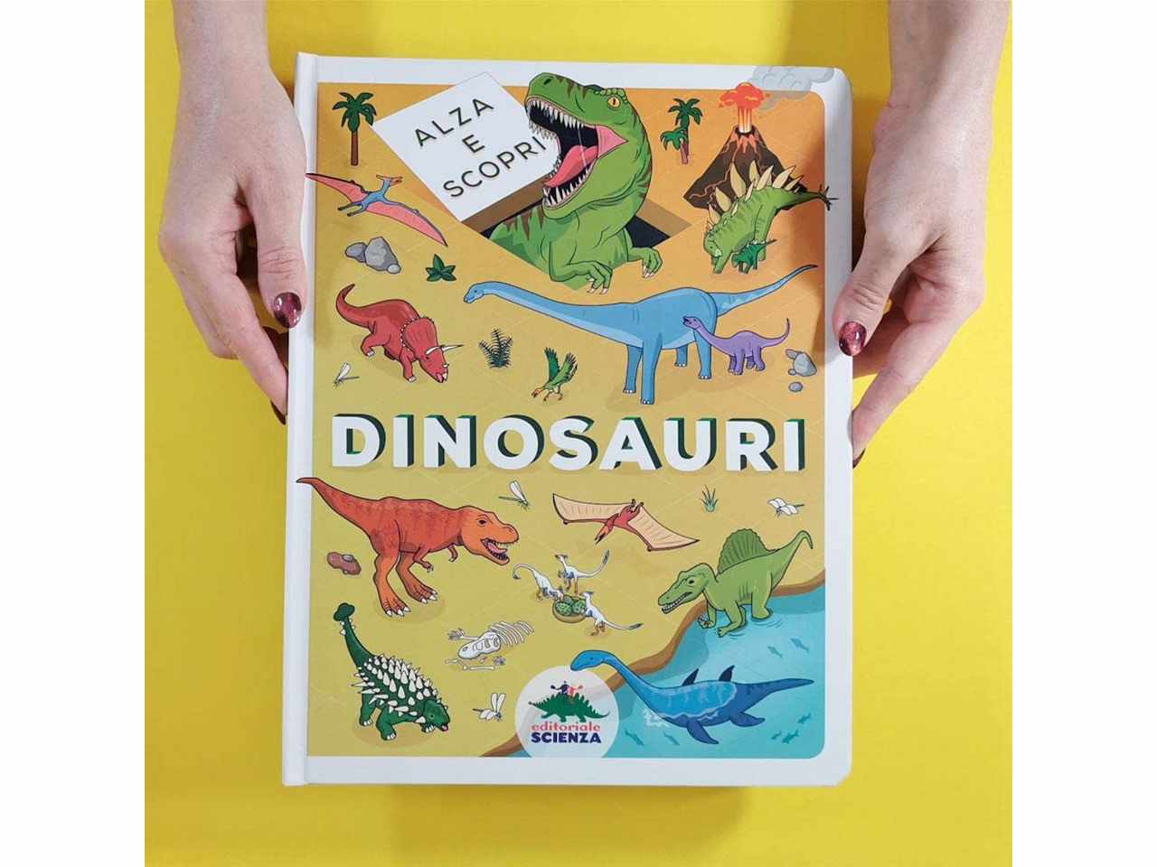Libro alza e scopri dinosauri