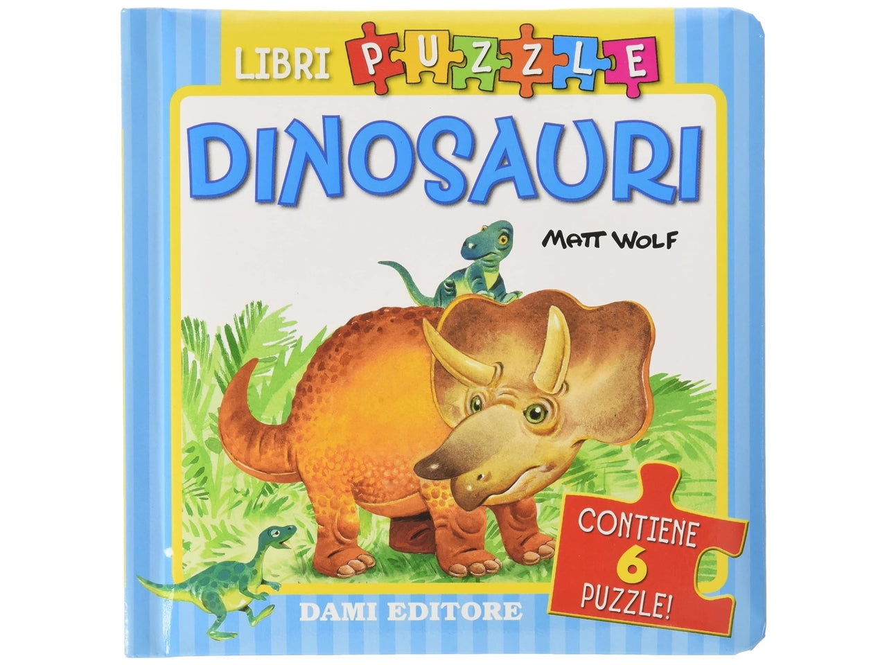 Libro dami editore libri puzzle pocket dinosauri