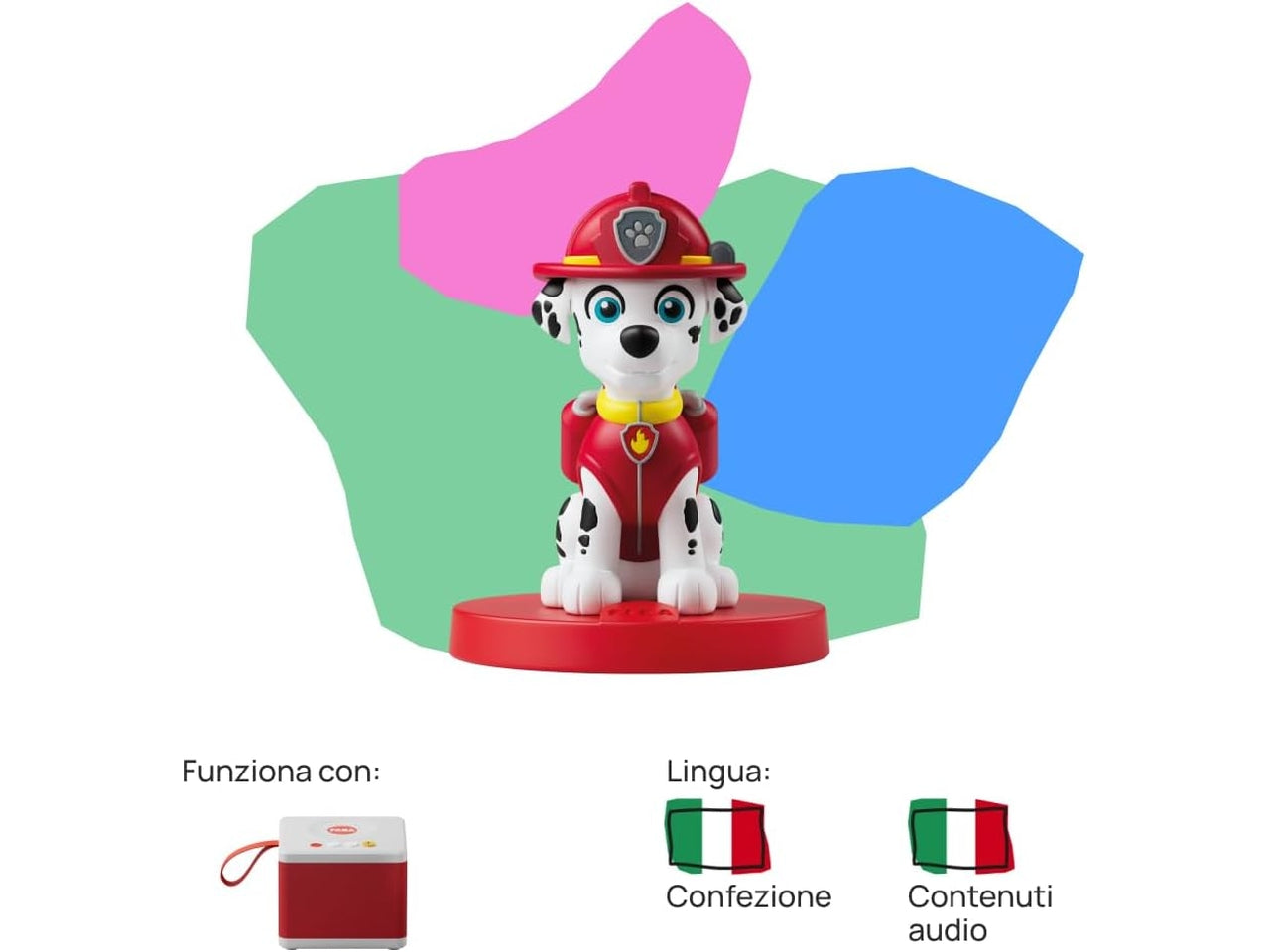 Personaggio Sonoro PAW Patrol La Squadra dei Cuccioli: Marshall - Storie e fiabe sonore, Bambini e bambine 3-5 anni, Versione Italiana | FABA