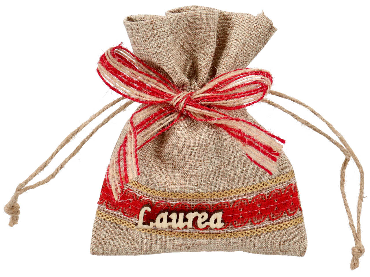 Sacchetto in yuta con laurea