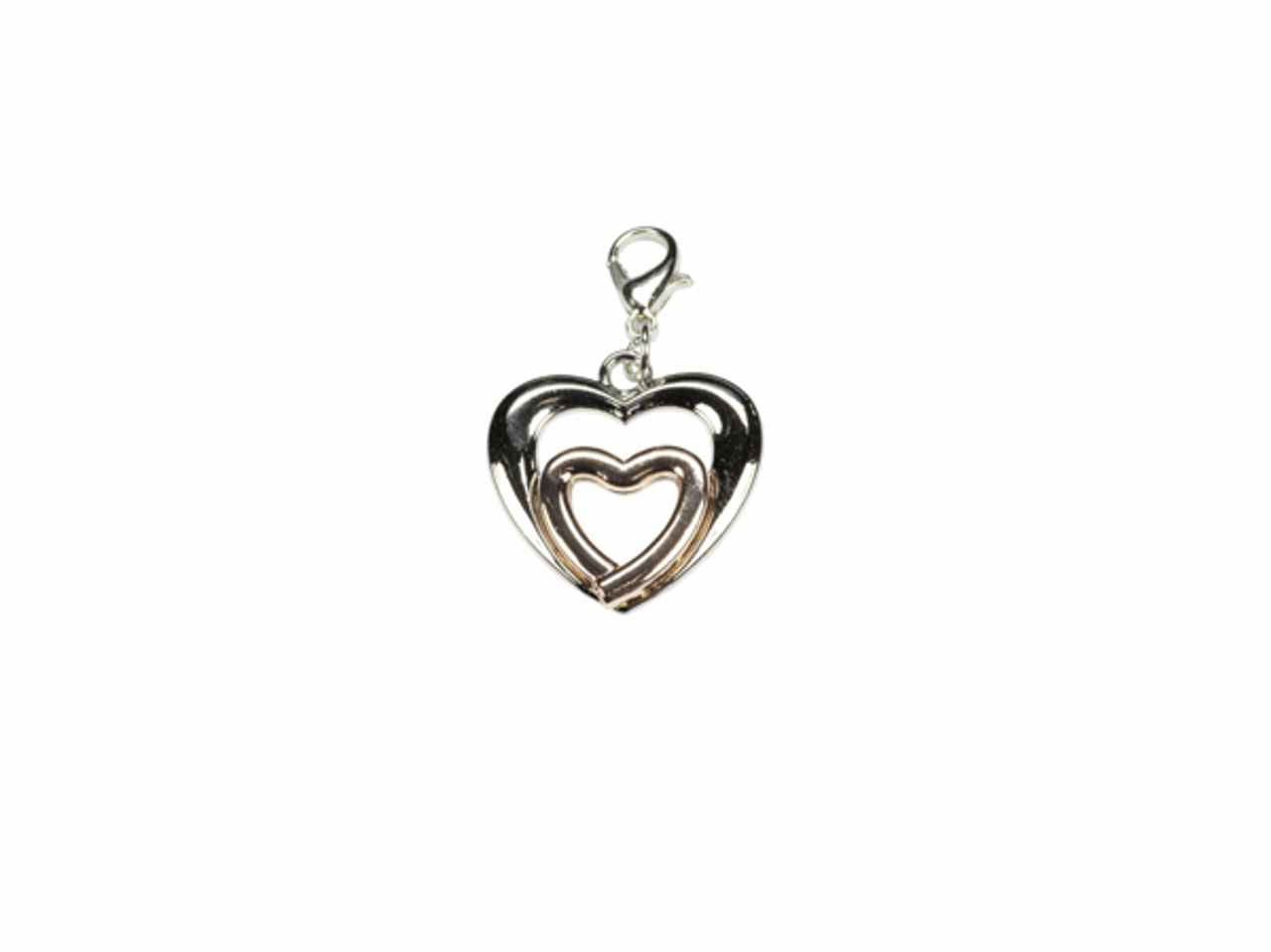 Charms doppio cuore