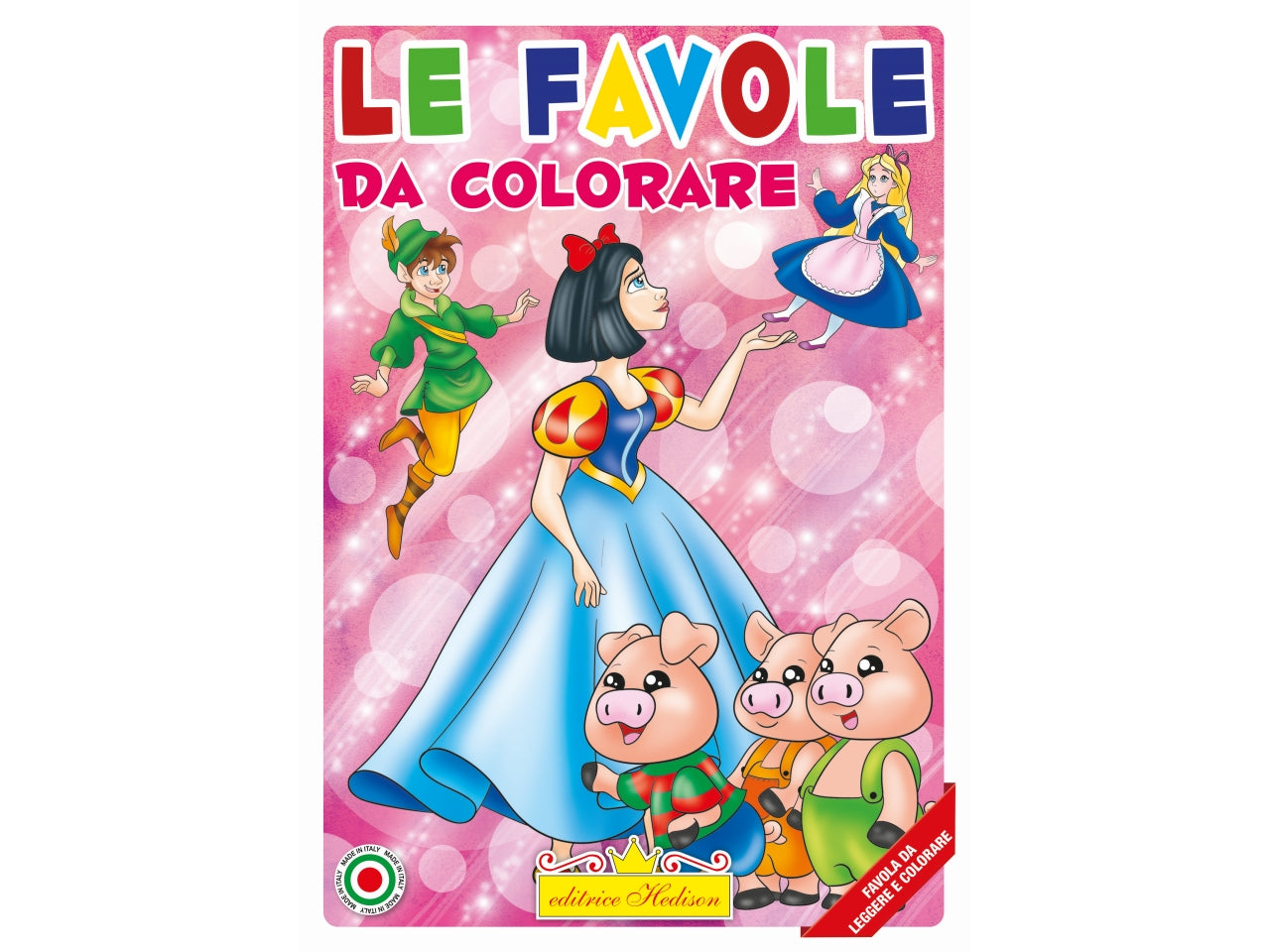 Libro favole da colorare