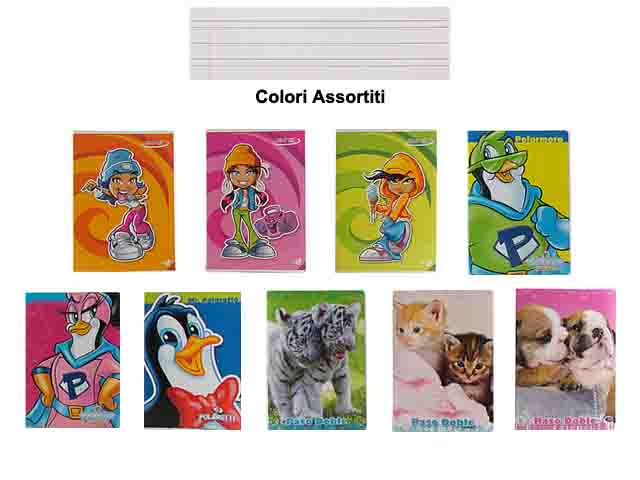 Maxi colorclub quaderno fogli 20+1 rigatura 0b la confezione contiene 10 quaderni $