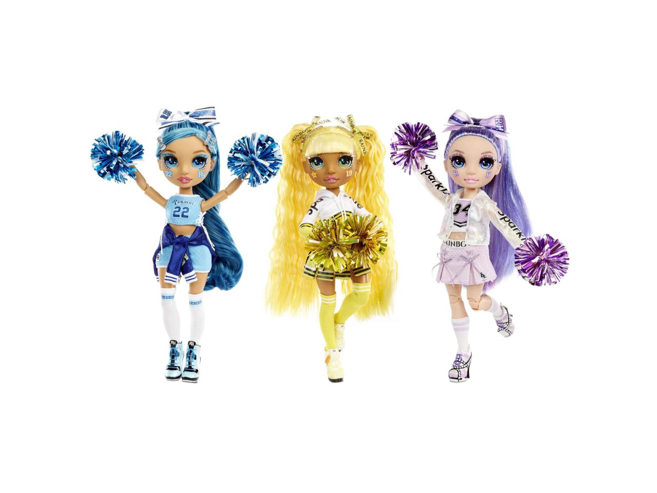 fashion doll mga rainbow high cheer dolls
