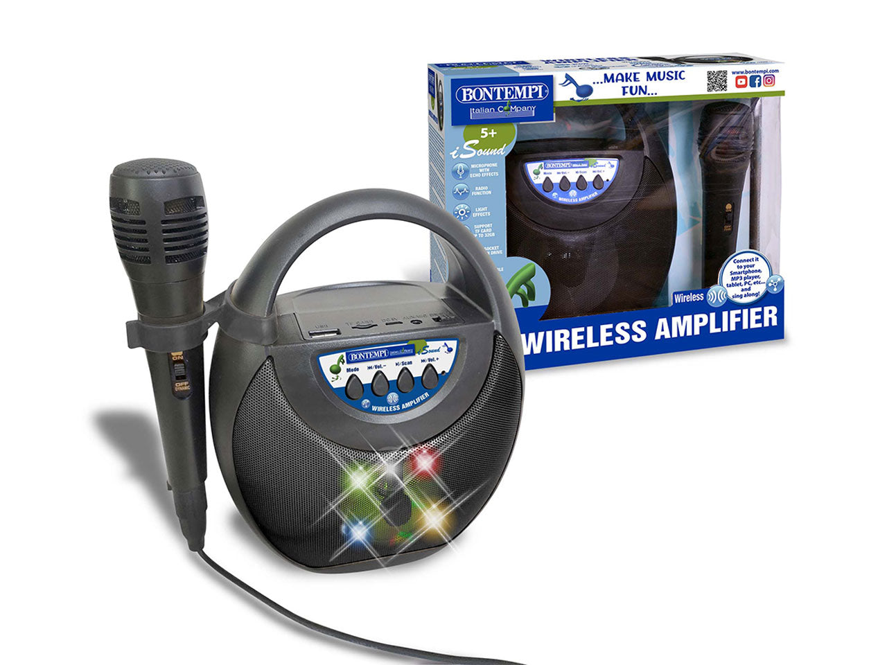 Cassa acustica wireless con microfono