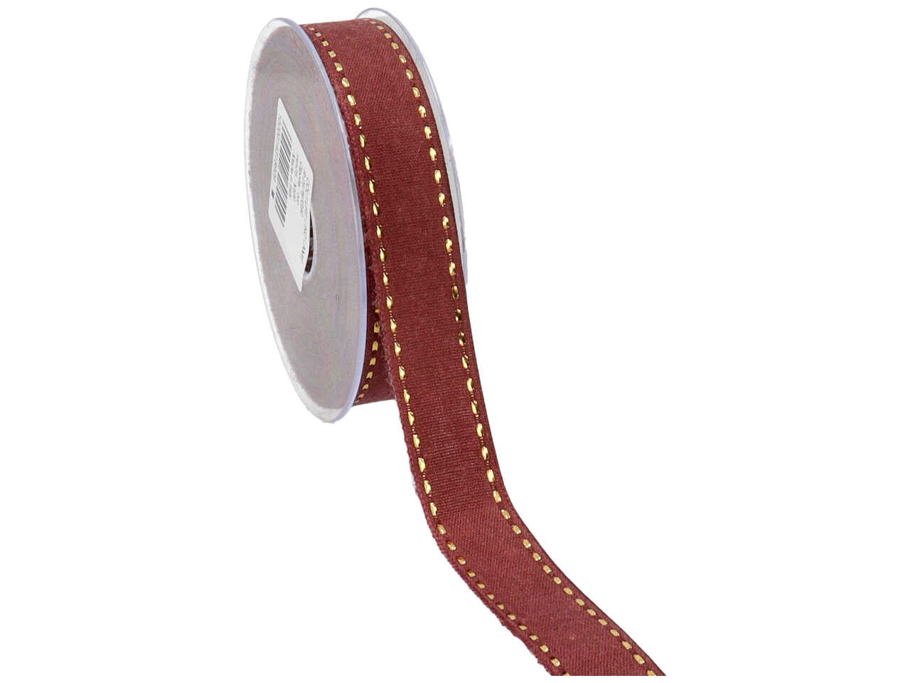 Nastro couture lino lame 25mmx20mt altri col cipolla / oro