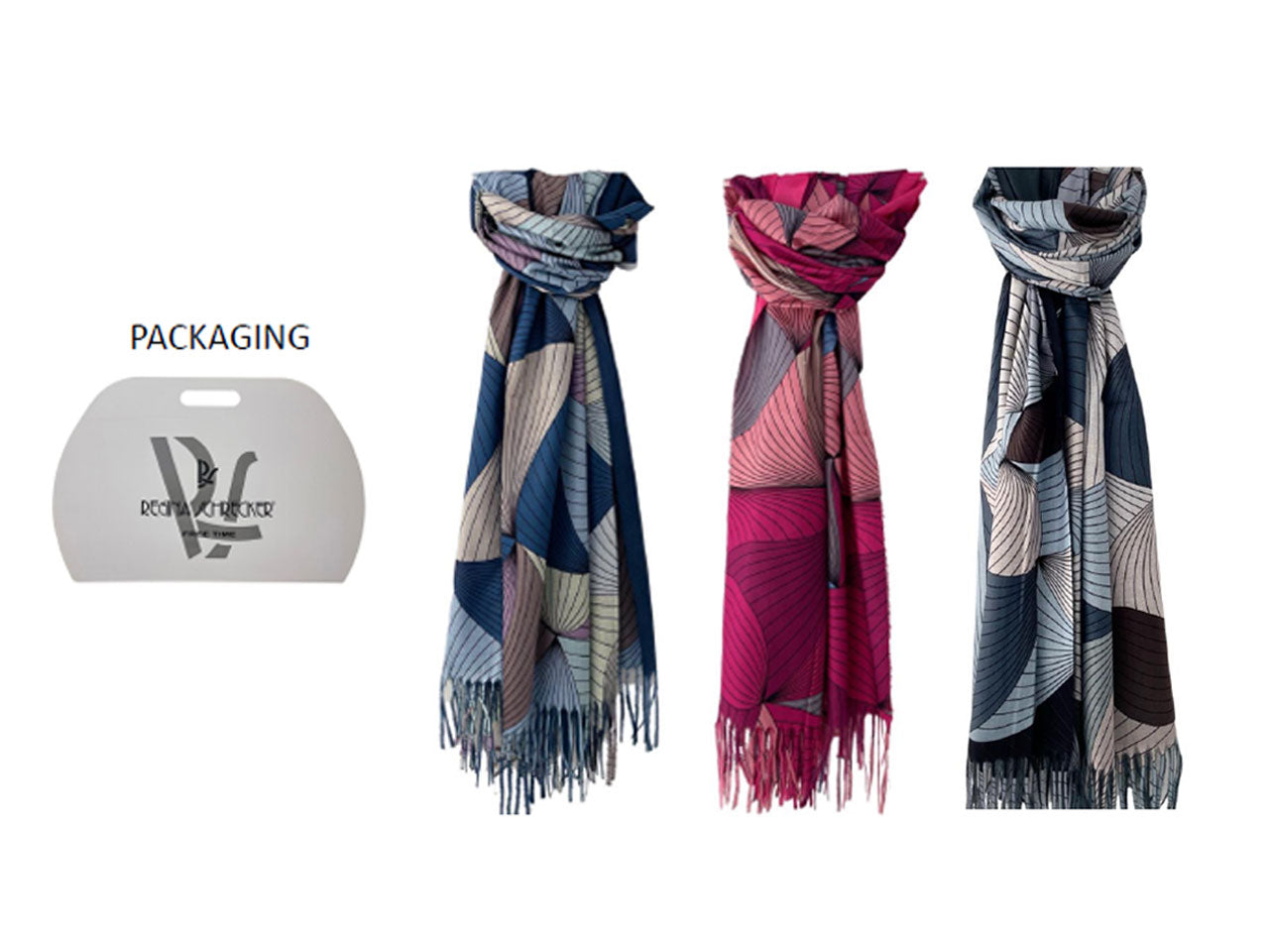 Sciarpa regina schrecker colori assortiti