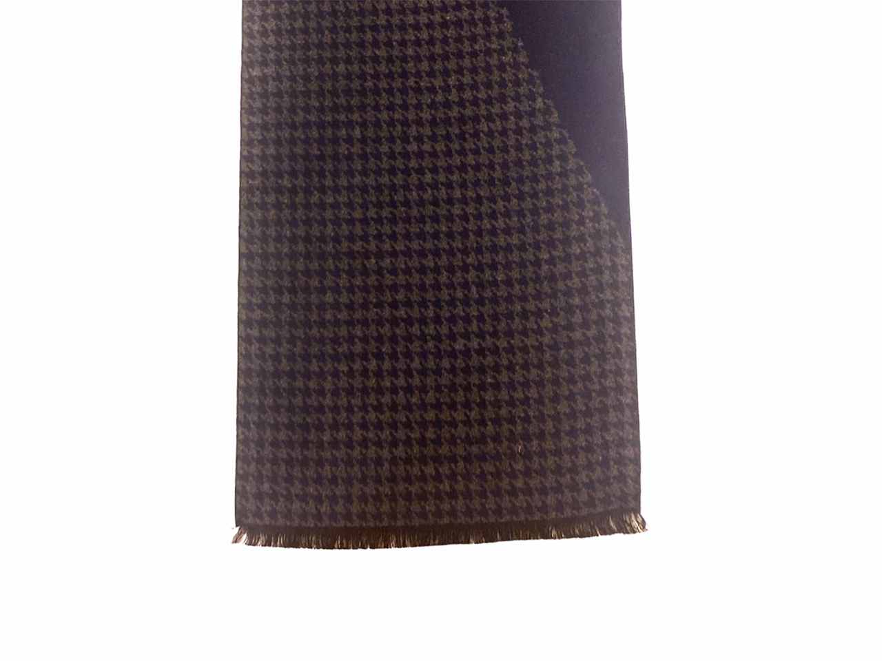 Sciarpa uomo blu 30x180cm a pois grandi