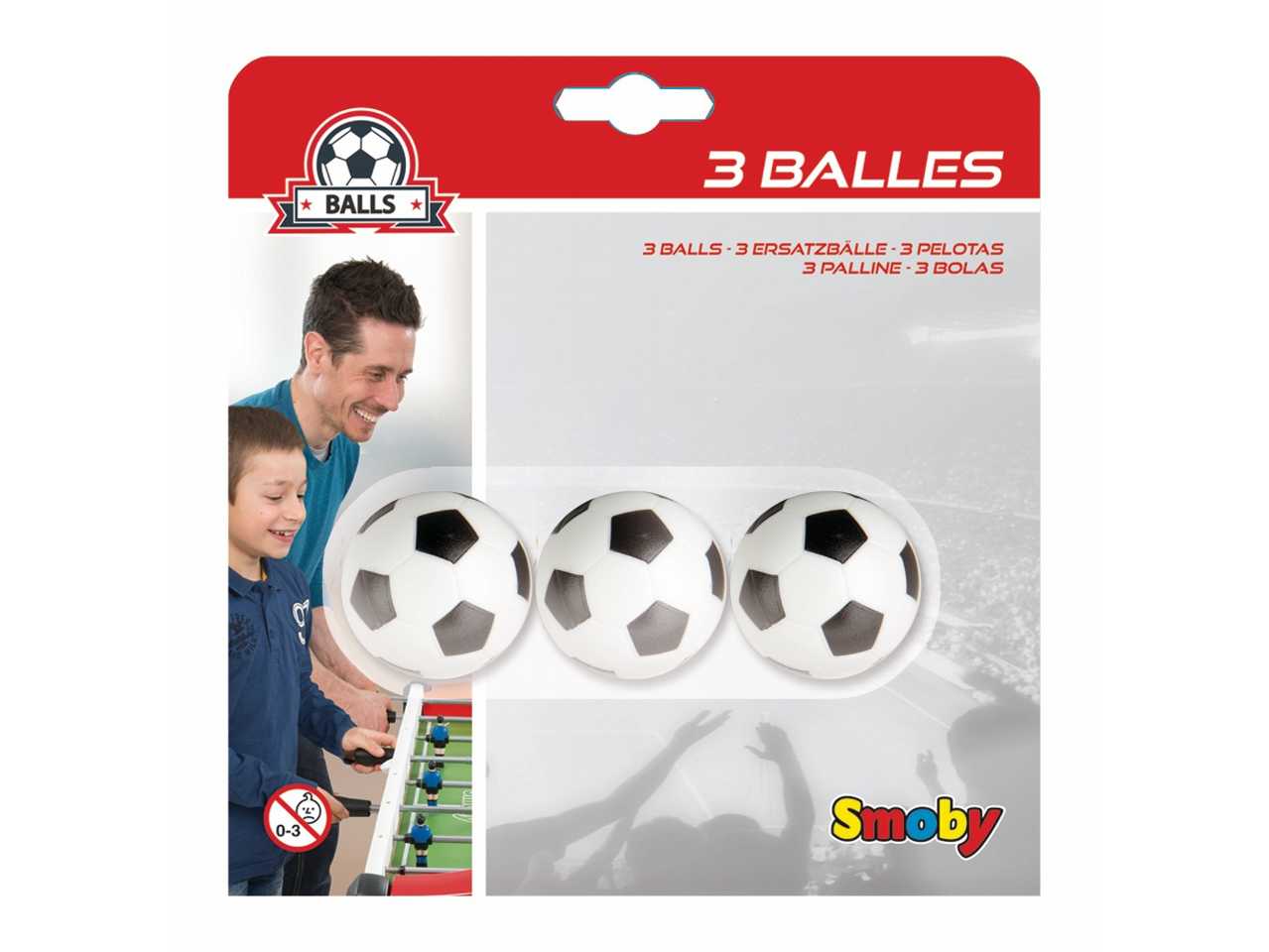palline 34mm 3 pezzi 7600140711