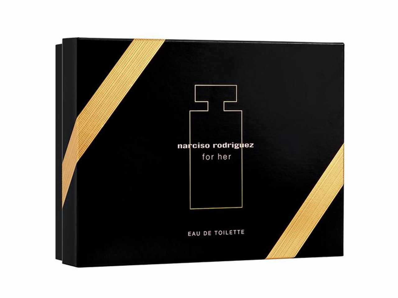 Narciso rodriguez for her eau de toilette set regalo. contenuto del cofanetto: for her eau de toilette 50 ml + lozione corpo profumata 50 ml + gel doccia profumato 50 ml.
