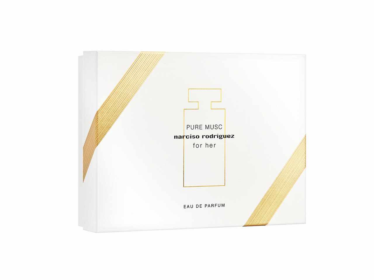 Narciso rodriguez pure musc set regalo contenente pure musc eau de parfum 50 ml + lozione corpo profumata 50 ml + gel doccia profumato 50 ml.