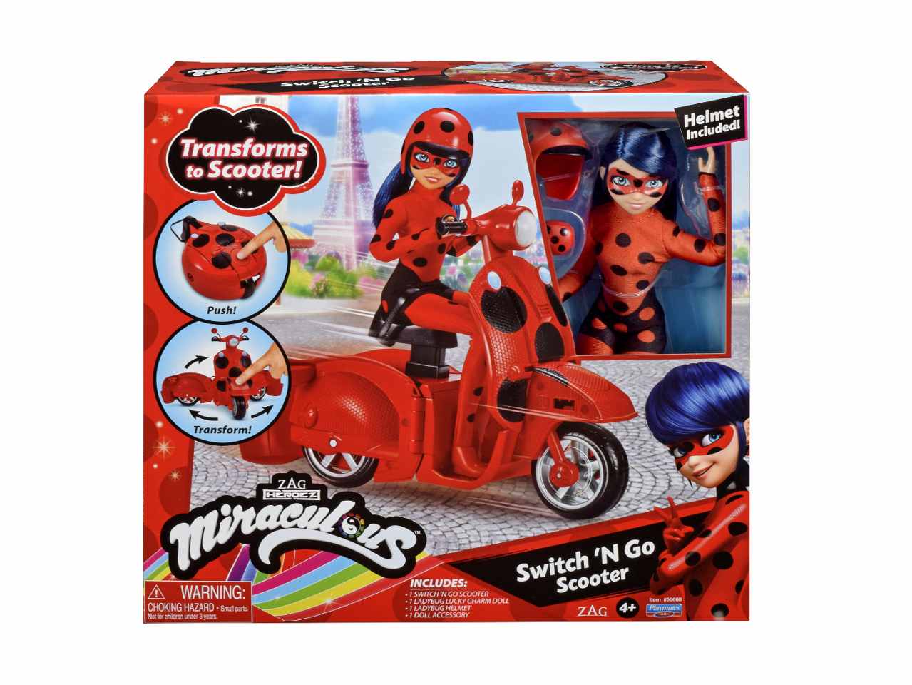 Miraculous scooter trasfor.c/bambola 26