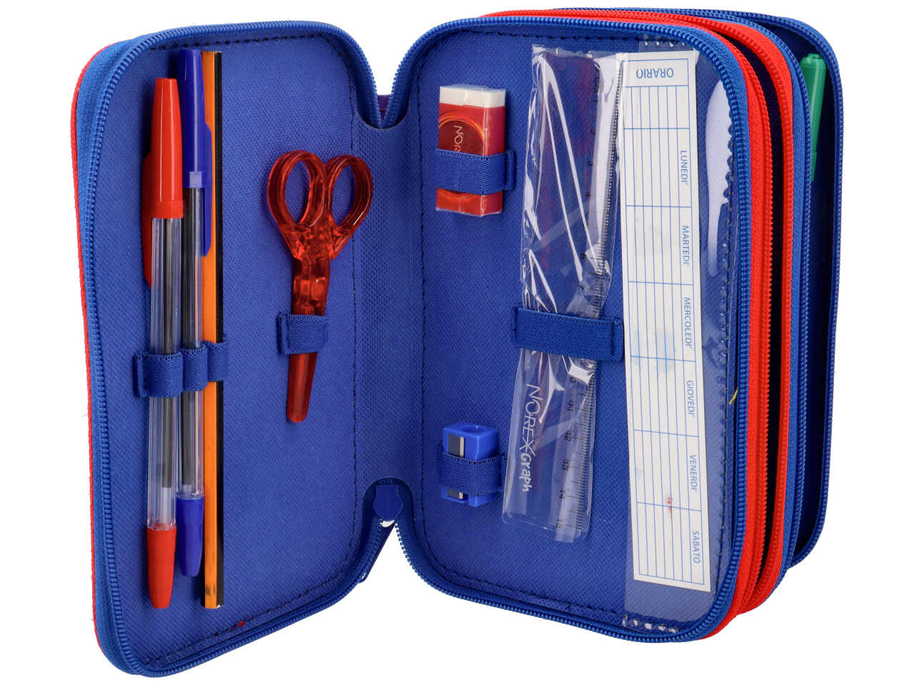 Astuccio con 3 zip sonic premium
