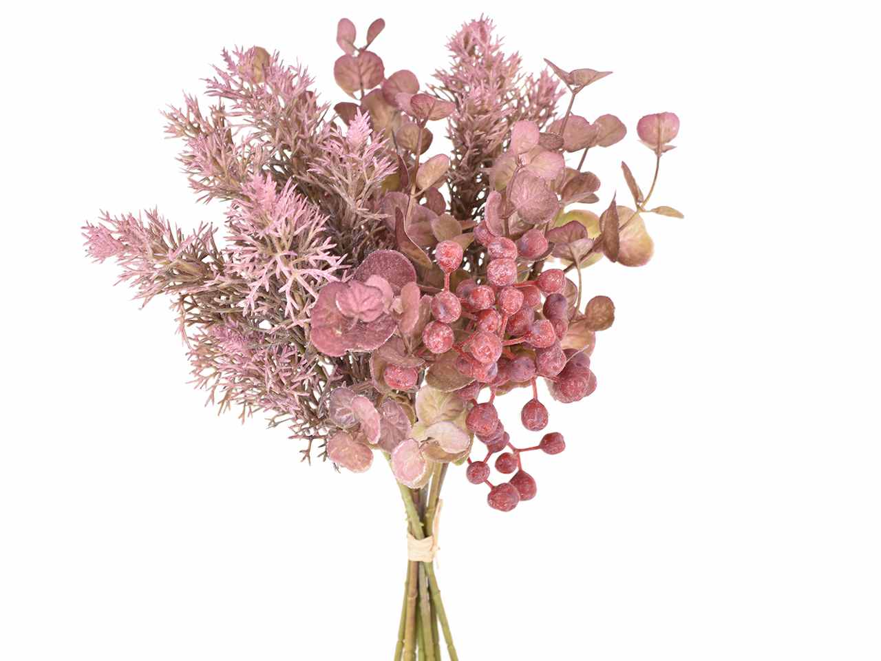 Mazzo eucalipto e bacche 35,50cm