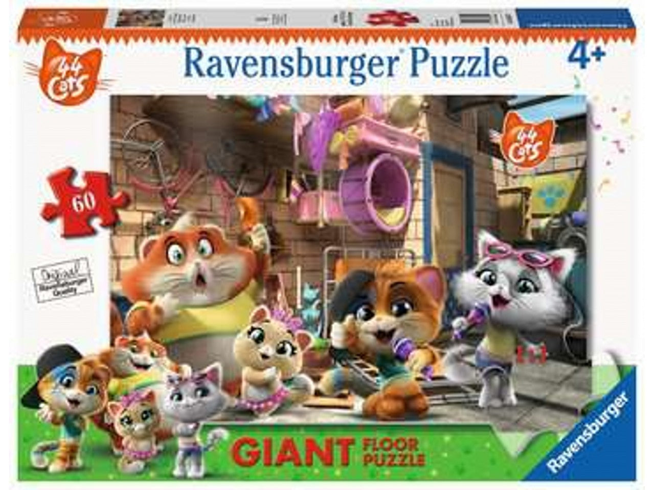 puzzle 60pz 44 gatti 055630