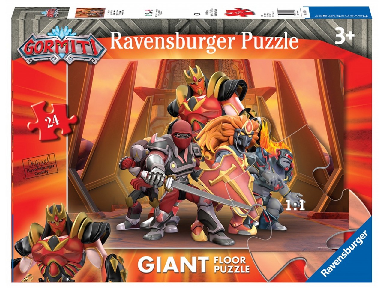 Puzzle 24pz pavimento gormiti b 03010 1