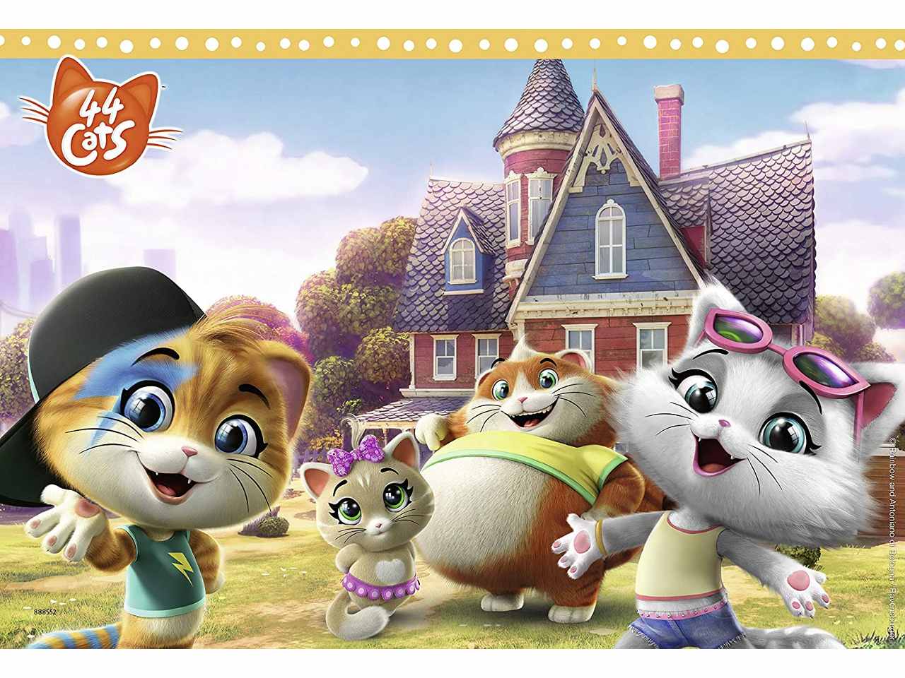 Puzzle 2x24 pezzi 44 gatti 05012 3