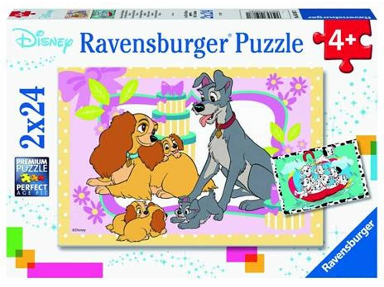 Puzzle 2x24 pezzi i cuccioli disney 05087