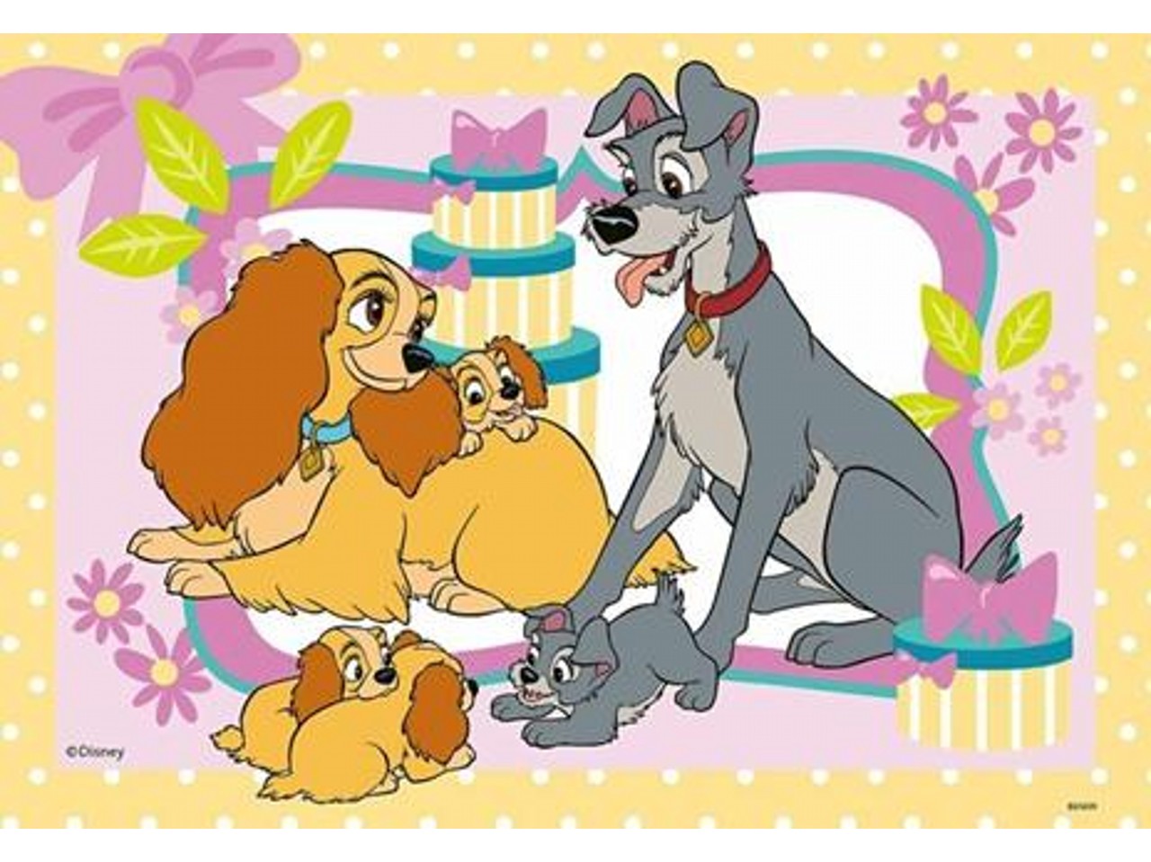 Puzzle 2x24 pezzi i cuccioli disney 05087