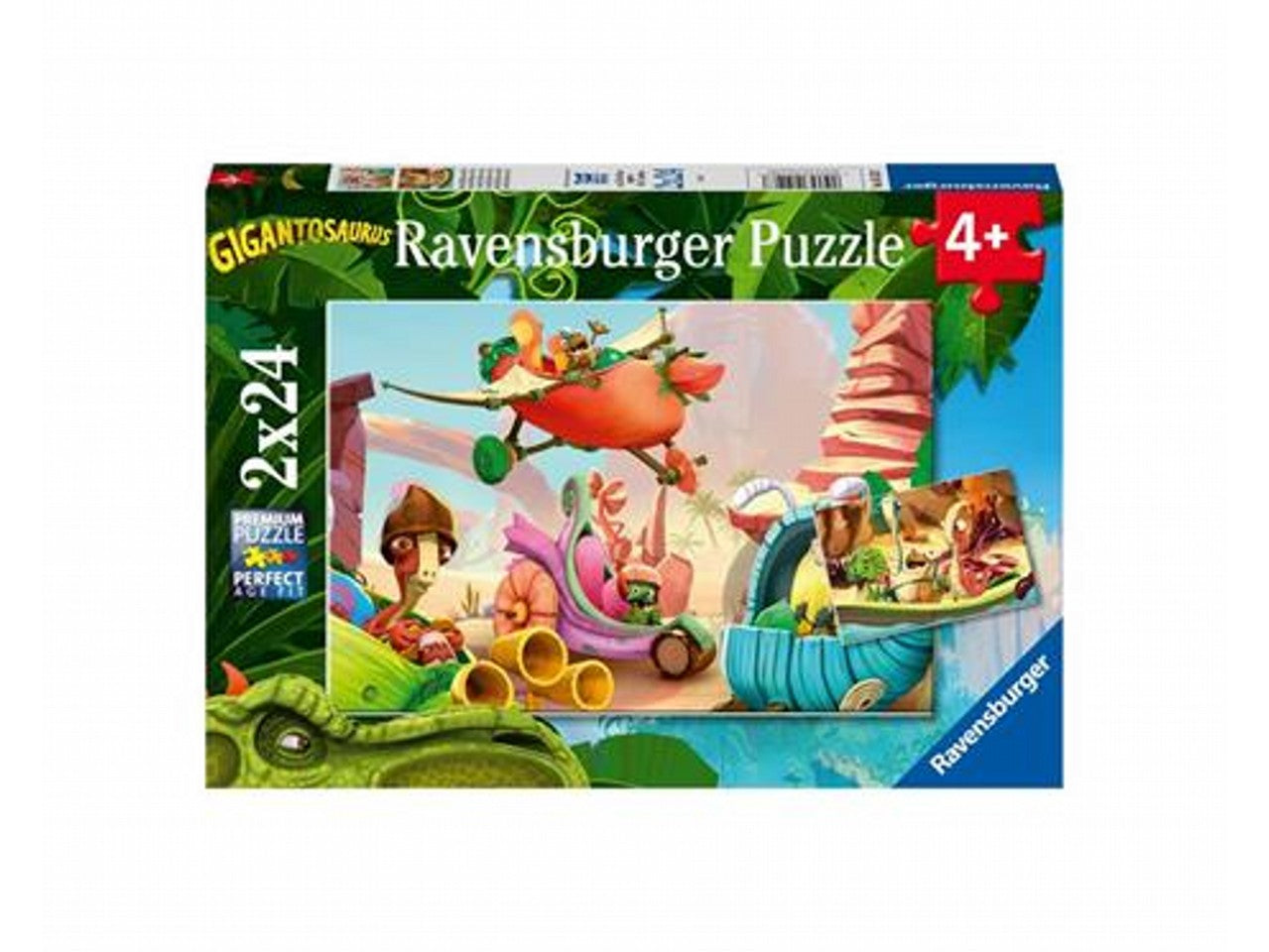 Puzzle 2x24 pezzi gigantosaurus 05126 7