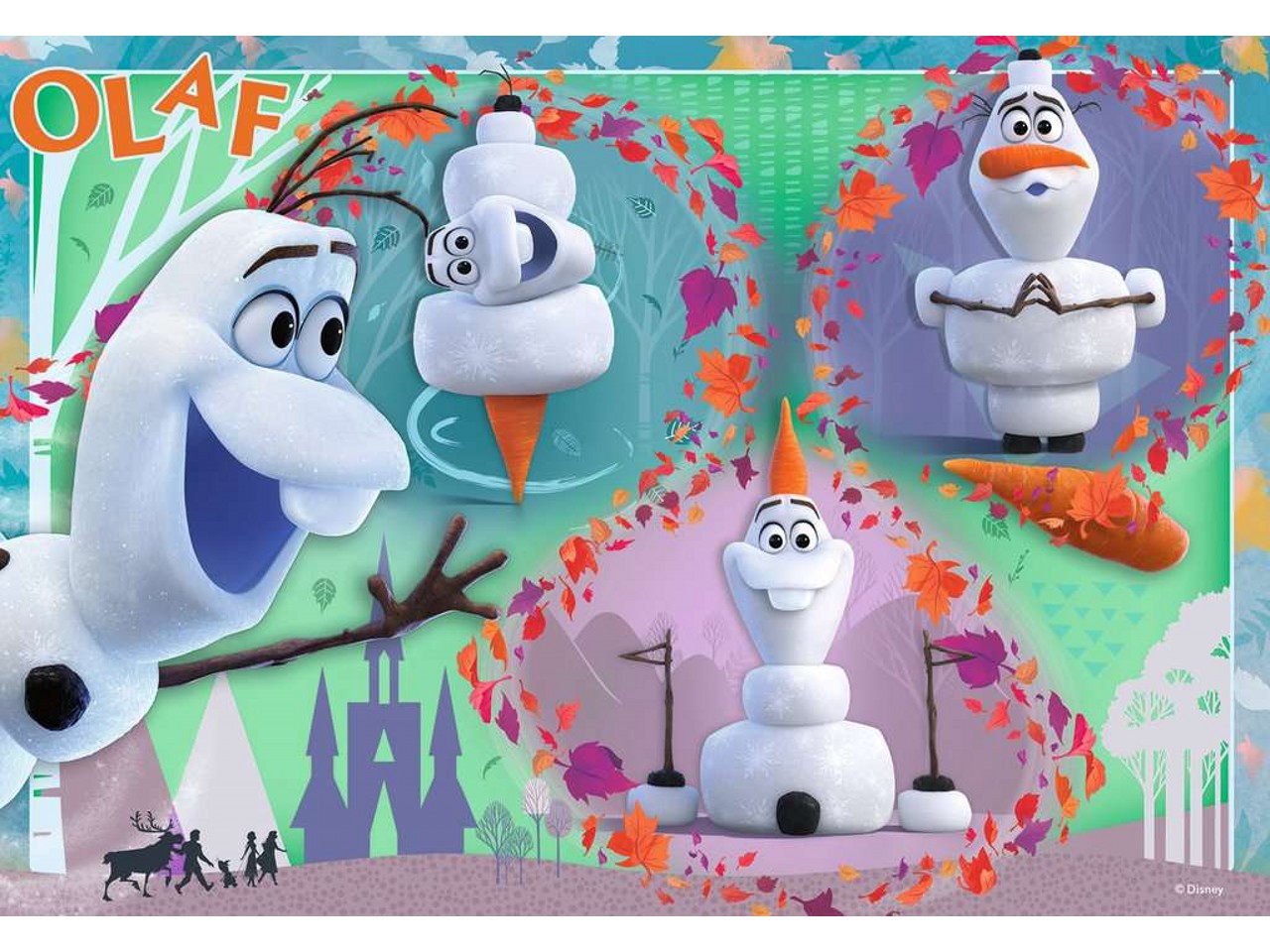 Puzzle 2x12 pezzi frozen 2 olaf 05153