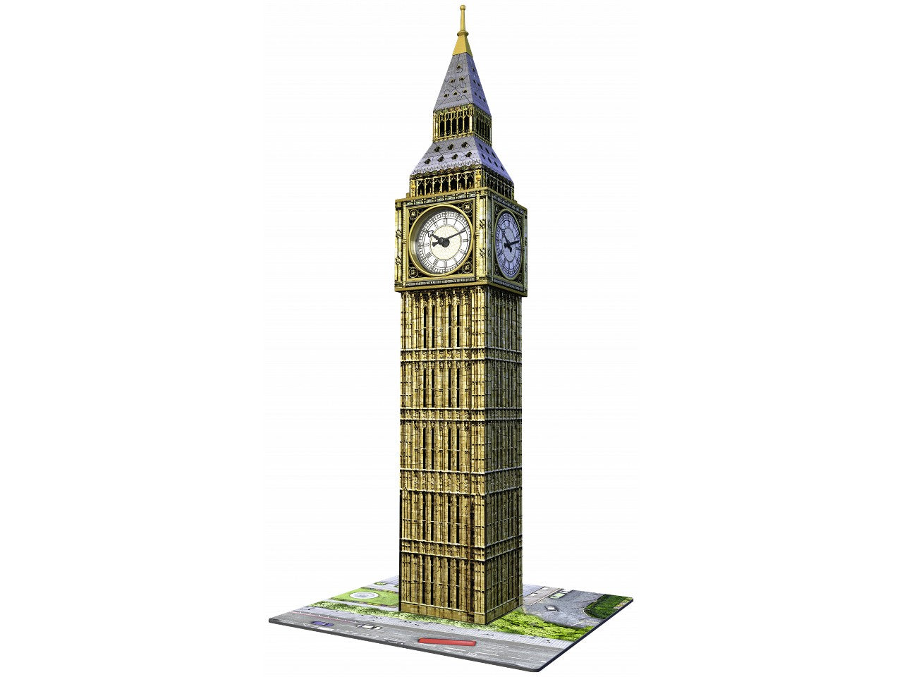 Puzzle 3d big ben real clock 12586