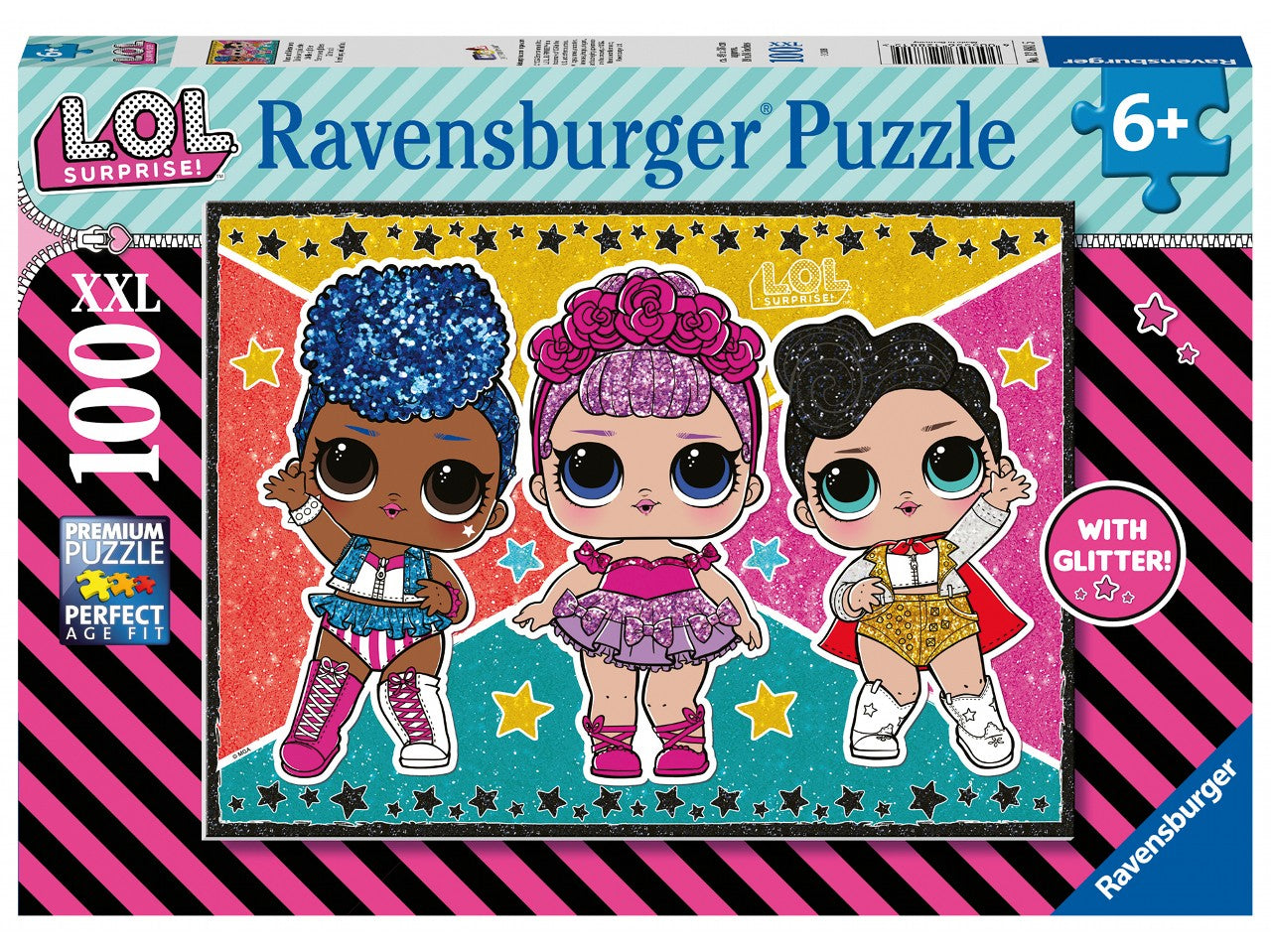 puzzle 100pz l.o.l glitter xxl12881 5