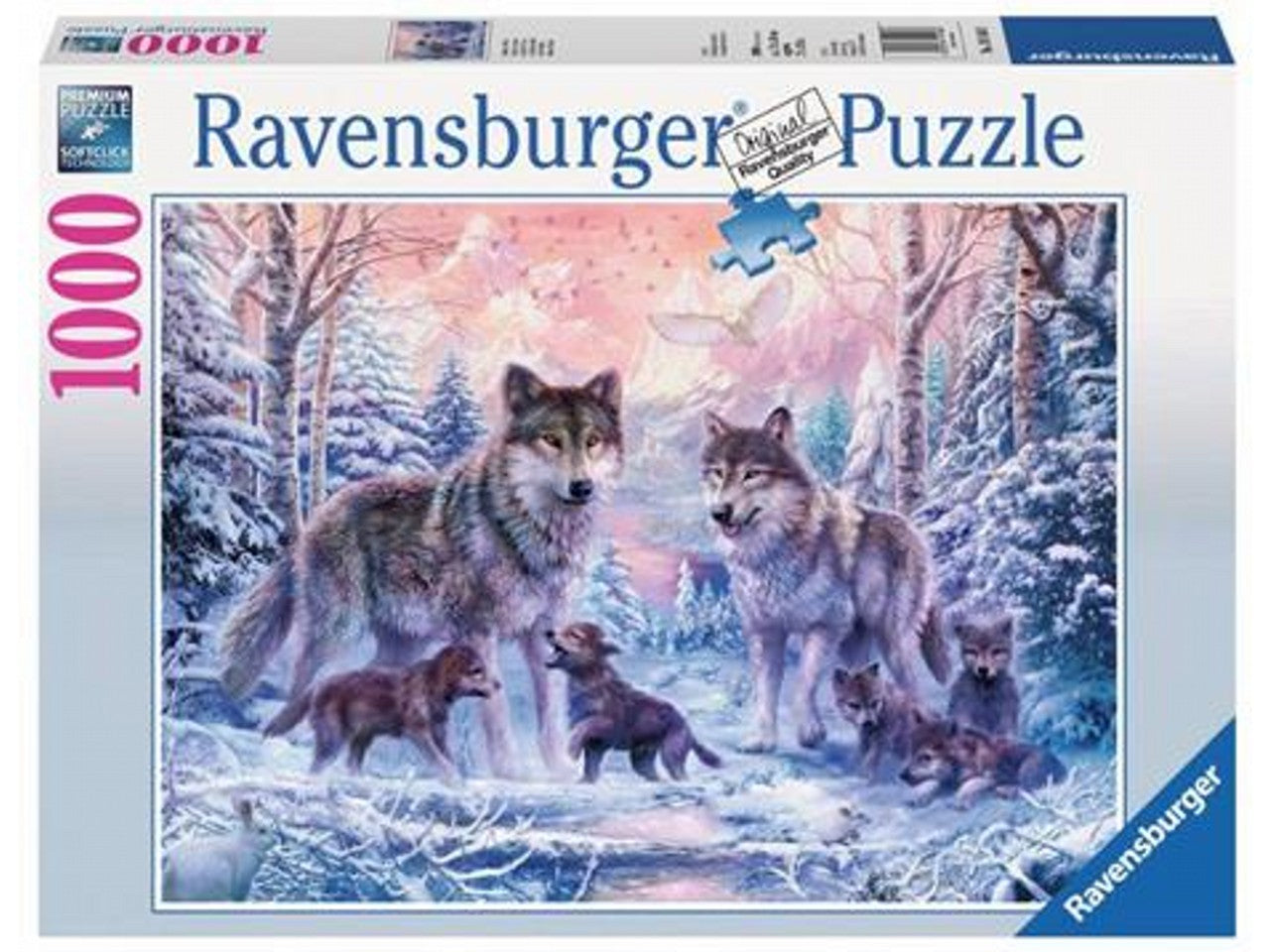 Puzzle 1000pz lupi artici 19146