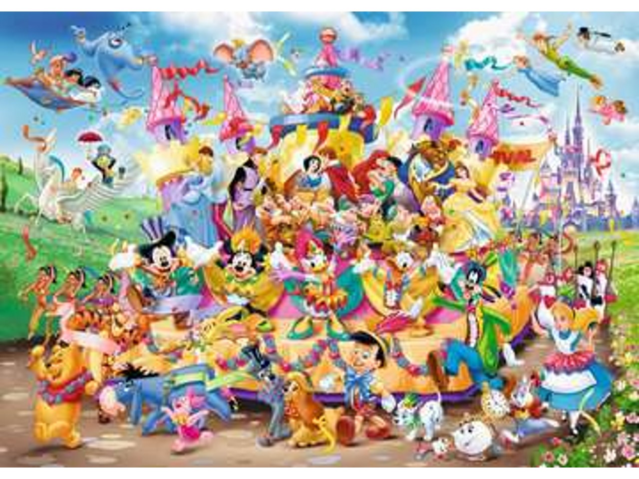 Puzzle 1000pz carnevale disney 19383