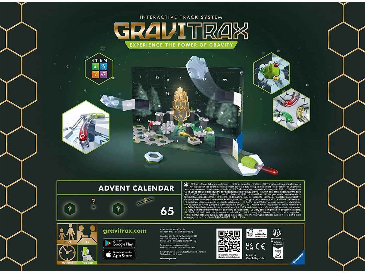 Gravitax calendario dell'avvento