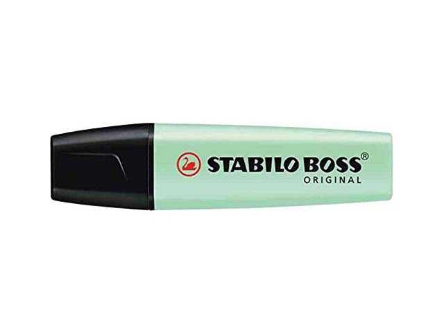 evidenziatore stabilo menta dimensione tratto 2-5mm 10 pezzi