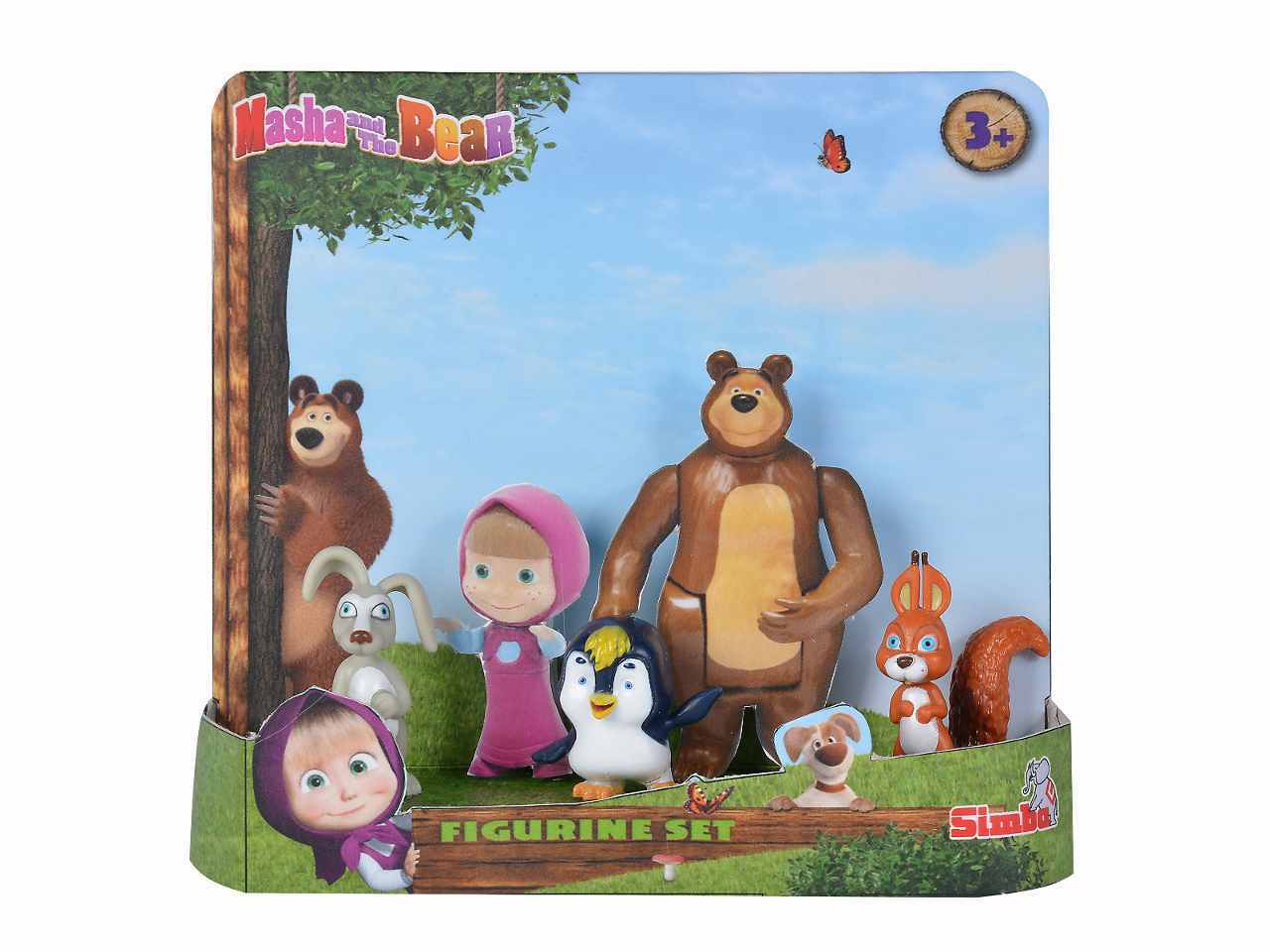Masha e orso pers.5 pezzi 109306100