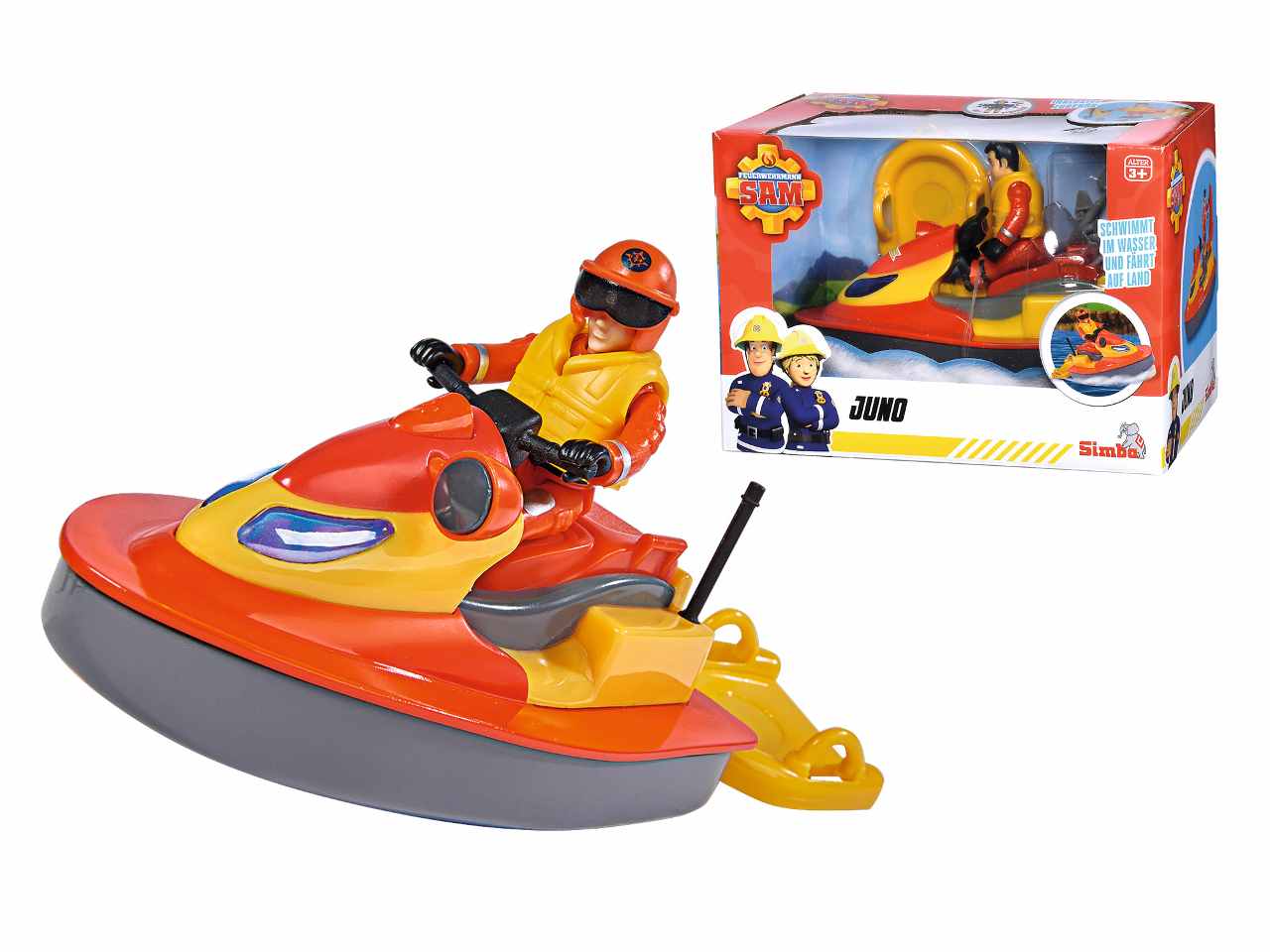 Sam il pompiere jet ski con personaggio new