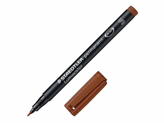 Marcatore staedtler marrone tratto 0.4mm 10 pezzi