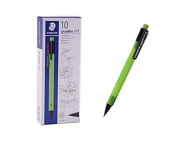 Portamine Staedtler verde mina tratto 0.5mm 10 pezzi