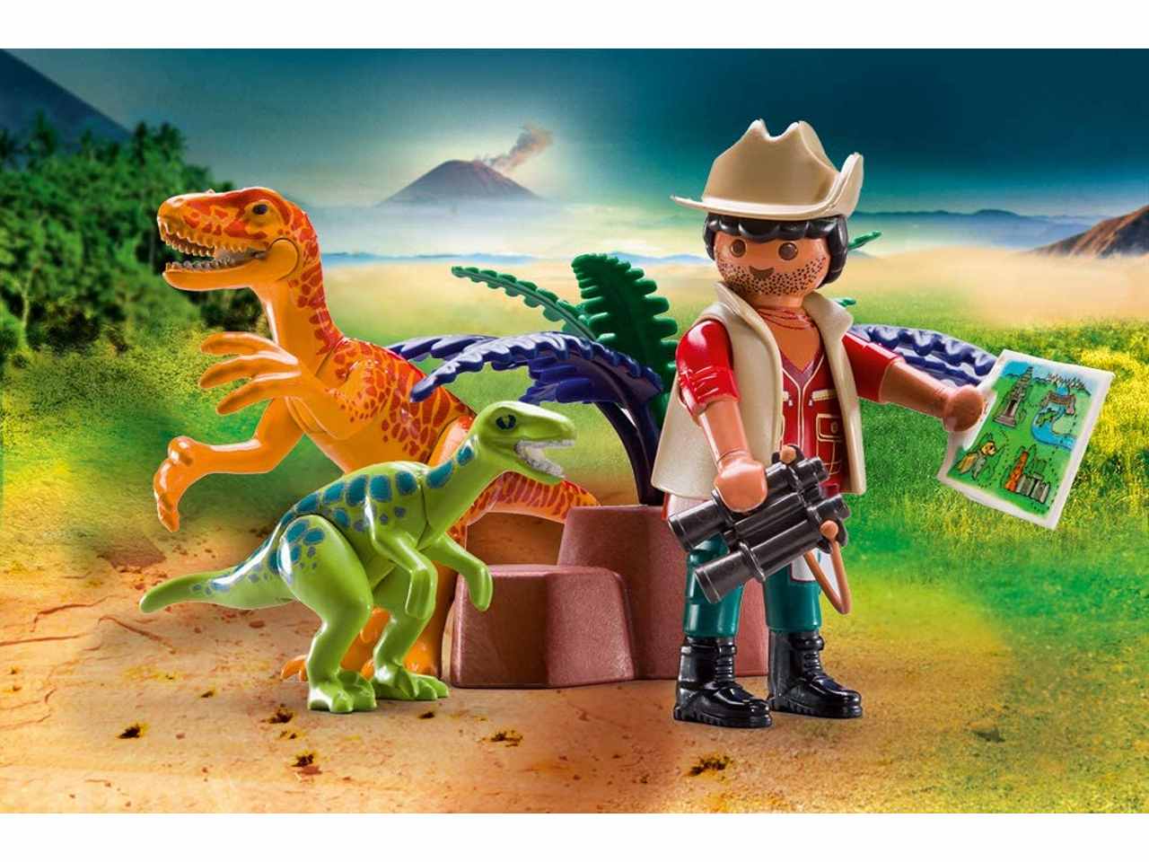 Playmobil carriyng case large dinosauri 70108