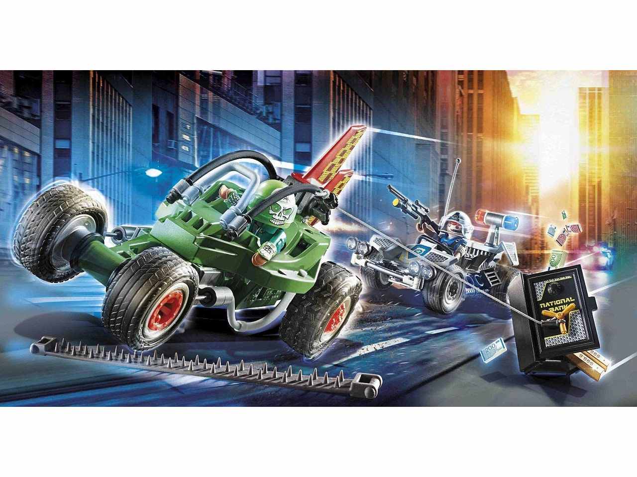 Playmobil kart della polizia+fug.70577
