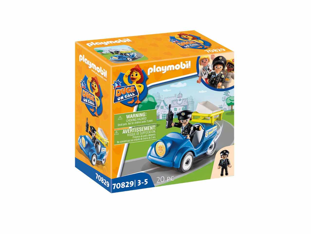 Playmobil mini car della polizia 70829$