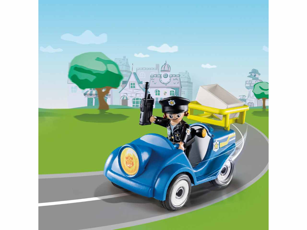 Playmobil mini car della polizia 70829$
