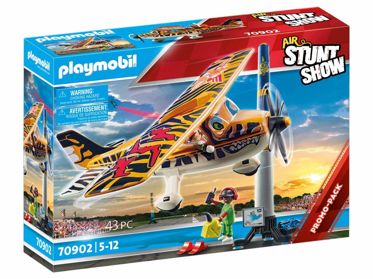 Playmobil aereo ad elica tiger 70902$
