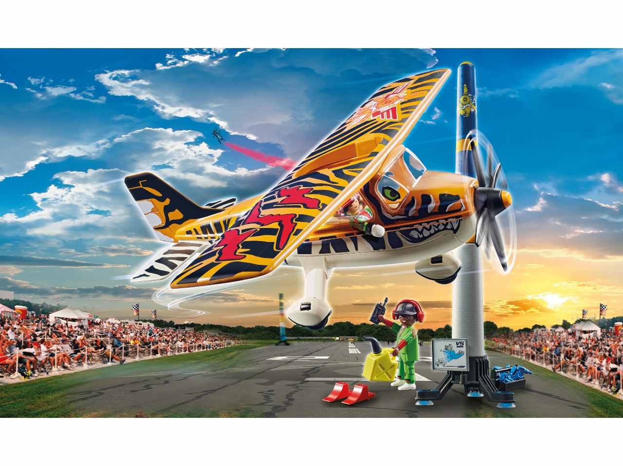 Playmobil aereo ad elica tiger 70902$