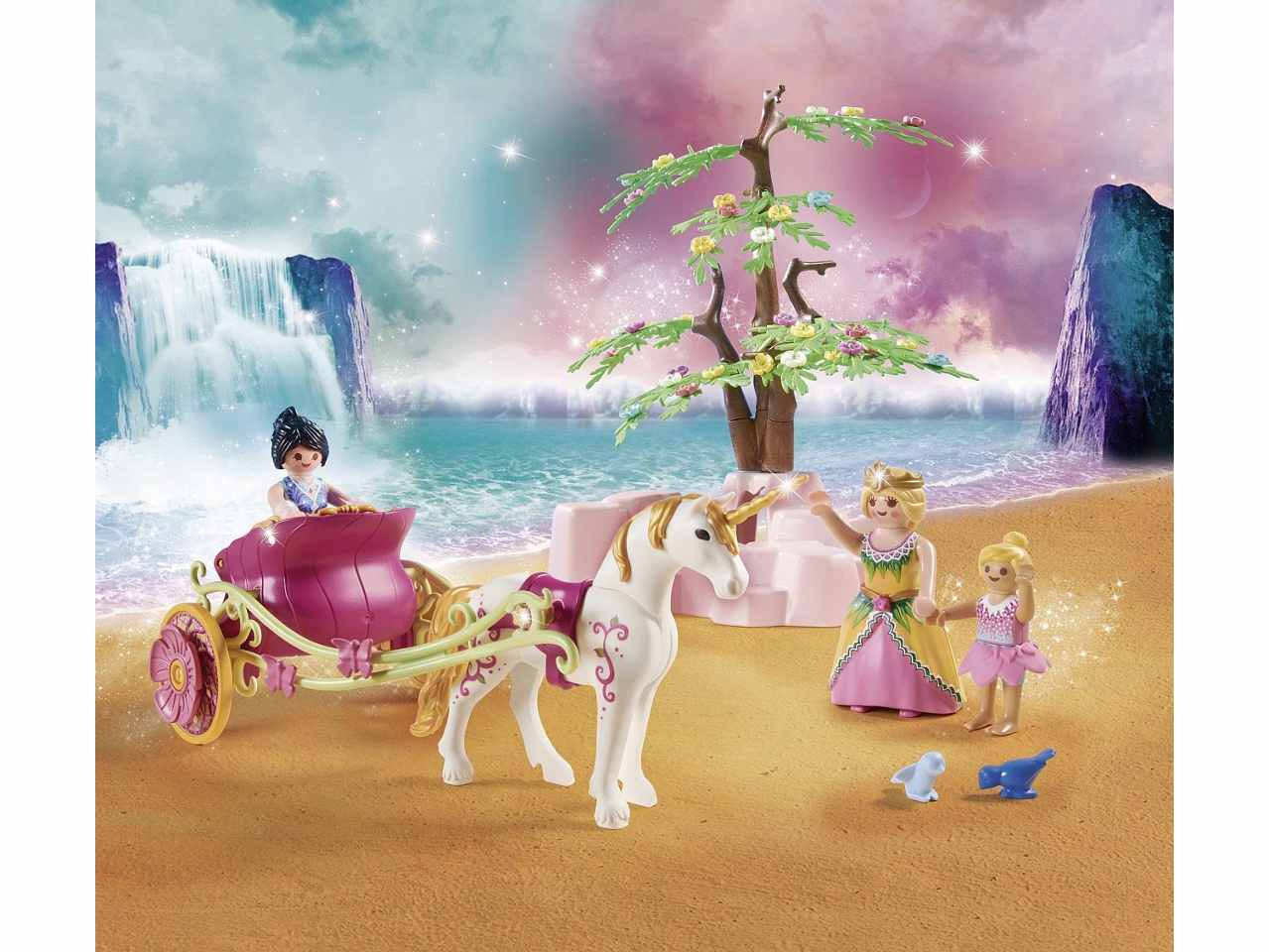 Playmobil carrozza c/unicorno 71002