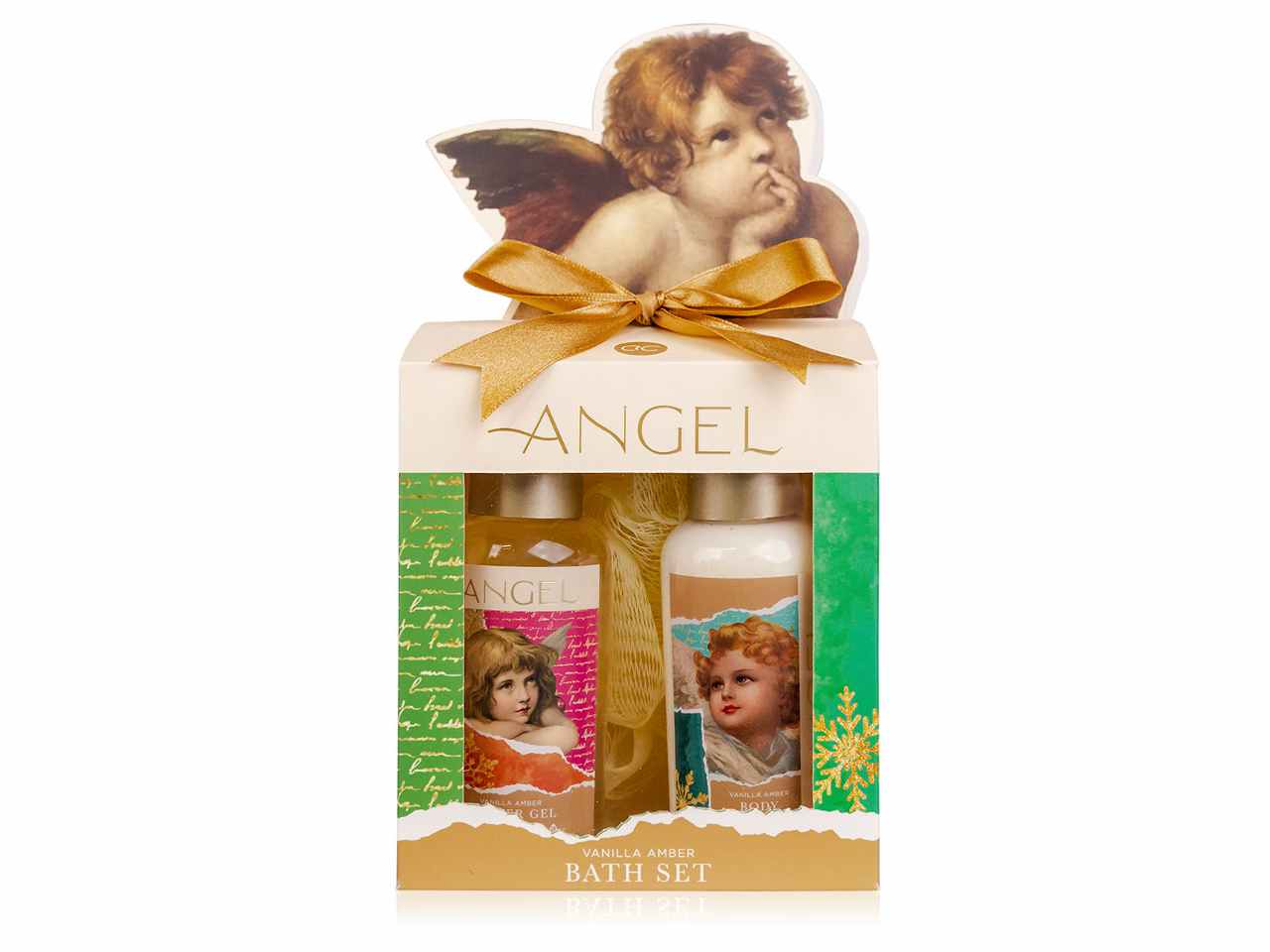 Confezione bagno angel 100ml c/spugna 6054201