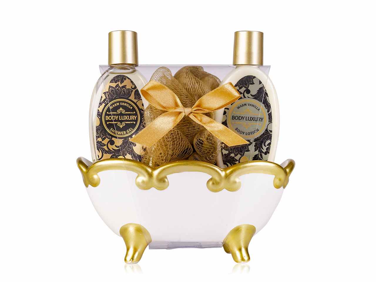confezione bagno luxury 100ml c/spugna 6054214
